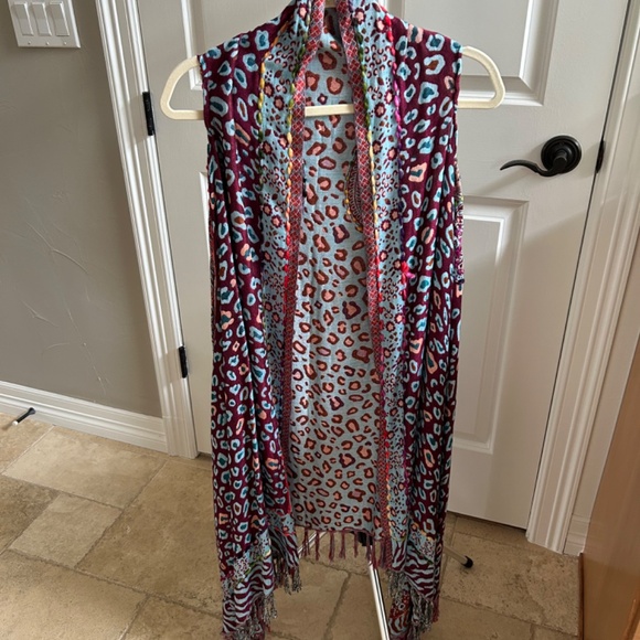 Multi Color duster/vest - Picture 1 of 2